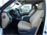2014 Ford F450 Super Duty Lariat Crew Cab 4x4 Dually Adobe Interior