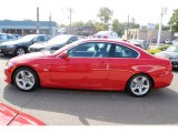 Crimson Red BMW 3 Series in 2013