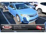 2012 Clearwater Blue Metallic Toyota Camry Hybrid XLE #86937335