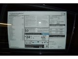 2014 BMW 6 Series 640i Gran Coupe Window Sticker