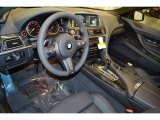 2014 BMW 6 Series 640i Gran Coupe Black Interior
