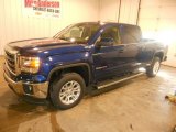 2014 Cobalt Blue Metallic GMC Sierra 1500 SLE Crew Cab 4x4 #86981155