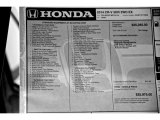 2014 Honda CR-V EX Window Sticker