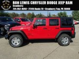 2014 Flame Red Jeep Wrangler Unlimited Sport 4x4 #86980666