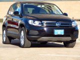 2014 Deep Black Metallic Volkswagen Tiguan SE #86981104