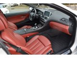 2012 BMW 6 Series 650i xDrive Coupe Vermillion Red Nappa Leather Interior