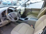2014 Nissan Titan SV Crew Cab 4x4 Almond Interior