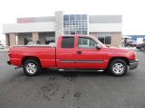 2003 Victory Red Chevrolet Silverado 1500 LS Extended Cab #87058104