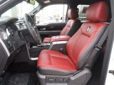 2013 Ford F150 Limited SuperCrew 4x4 Limited Unique Red Leather Interior