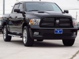 Brilliant Black Crystal Pearl Dodge Ram 1500 in 2011