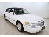 Performance White Lincoln Town Car in 1999