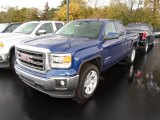 2014 Cobalt Blue Metallic GMC Sierra 1500 SLE Double Cab 4x4 #87057786