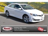 2014 Super White Toyota Camry SE #87056529