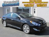 2013 Black Onyx Pearl Hyundai Sonata Hybrid Limited #87056494