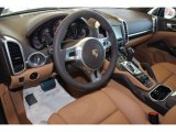 2014 Porsche Cayenne Turbo S Espresso/Cognac Natural Leather Interior