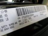 1999 Prowler Color Code for Prowler Black - Color Code: PXT
