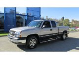 2004 Silver Birch Metallic Chevrolet Silverado 1500 LS Extended Cab 4x4 #87056972