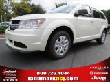 2014 Pearl White Tri-Coat Dodge Journey Amercian Value Package #87057178
