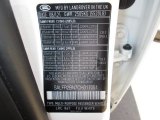 2012 LR2 Color Code for Fuji White - Color Code: 867