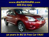 2011 Cayenne Red Nissan Rogue S AWD Krom Edition #87056429