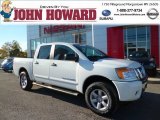 2014 Glacier White Nissan Titan SV Crew Cab 4x4 #87057891