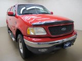 2000 Bright Red Ford F150 XLT Extended Cab 4x4 #87056646