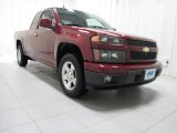 2009 Deep Ruby Red Metallic Chevrolet Colorado Extended Cab #87182763