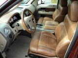 2007 Ford F150 King Ranch SuperCrew Castano Brown Leather Interior