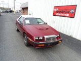 1991 Claret Red Metallic Chrysler LeBaron Highline Convertible #87182966