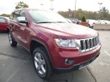 2012 Jeep Grand Cherokee Overland 4x4 Front 3/4 View