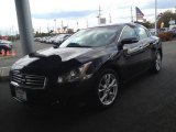 2012 Super Black Nissan Maxima 3.5 SV #87182880