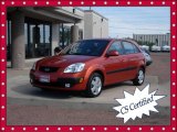 Sunset Orange Kia Rio in 2008