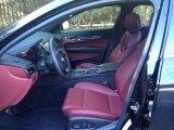 2014 Cadillac ATS 2.5L Morello Red/Jet Black Interior