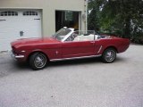 1965 Rangoon Red Ford Mustang Convertible #87225421