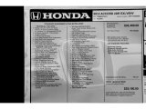 2014 Honda Accord EX-L V6 Coupe Window Sticker