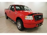 2008 Bright Red Ford F150 STX SuperCab 4x4 #87225217