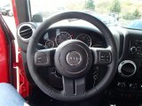 2014 Jeep Wrangler Sahara 4x4 Steering Wheel