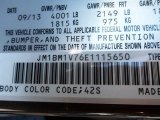 2014 MAZDA3 Color Code for Titanium Flash Mica - Color Code: 42S