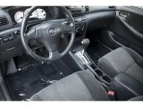2004 Toyota Corolla S Black Interior