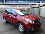 2014 Crystal Red Tintcoat Chevrolet Traverse LT AWD #87308021