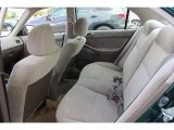 2000 Honda Civic LX Sedan Rear Seat