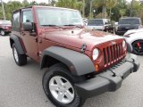 2007 Red Rock Crystal Pearl Jeep Wrangler X 4x4 #87307819