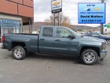 2014 Blue Granite Metallic Chevrolet Silverado 1500 LT Double Cab 4x4 #87307693