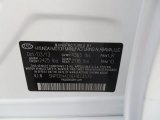 2014 Sonata Color Code for Pearl White - Color Code: JR