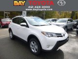 2013 Super White Toyota RAV4 XLE AWD #87341796