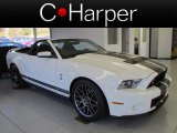 Performance White Ford Mustang in 2012