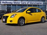 2007 Solar Yellow Nissan Sentra SE-R Spec V #87342076