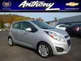 2014 Silver Ice Chevrolet Spark LS #87342310