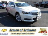 2014 White Diamond Tricoat Chevrolet Impala LT #87341984