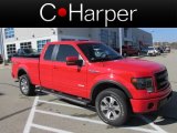 2013 Race Red Ford F150 FX4 SuperCab 4x4 #87341759